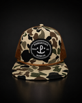 Pinkerton’s Camo Barbecue Patch Hat with Burnt Orange Rope