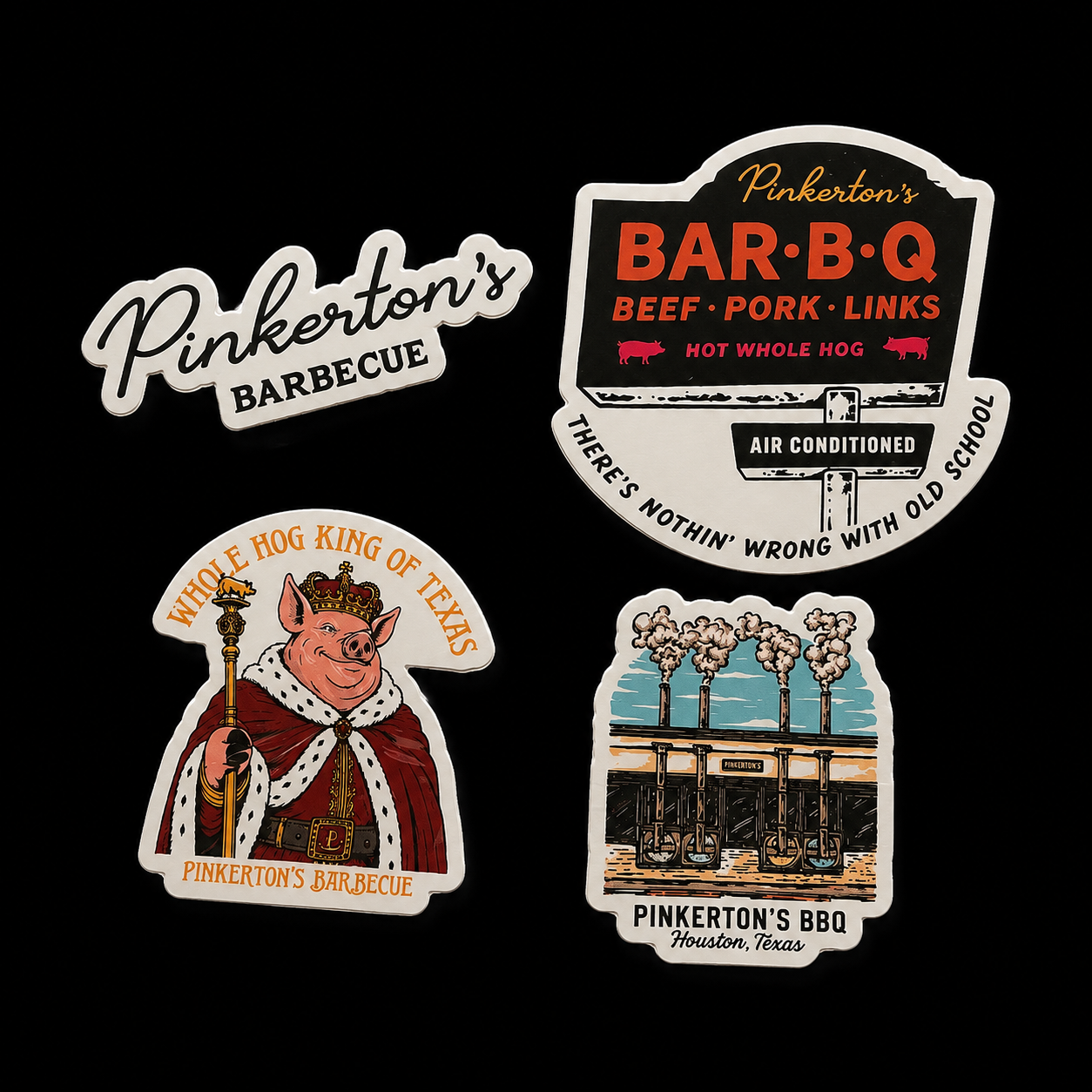 Pinkerton's Die-Cut Sticker Pack