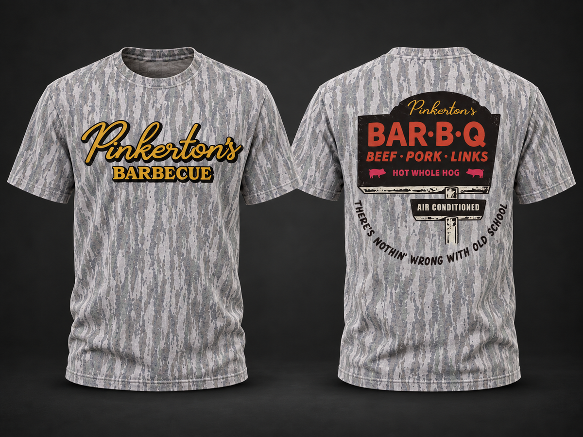 Pinkerton's Retro Sign Realtree Camo T-Shirt